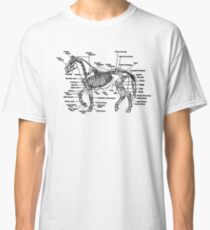 Horse Anatomy Skeleton Classic T-Shirt