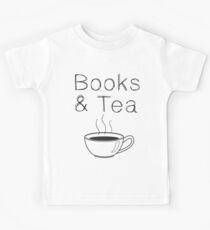 Bücher und Tee Kinder T-Shirt