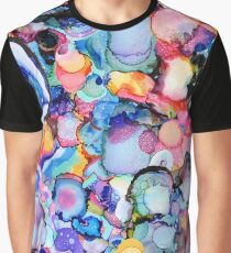 Abstract Ink Graphic T-Shirt