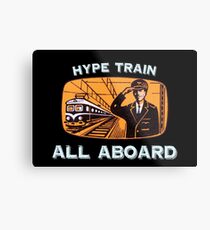 Hype Train Vintage Metal Print