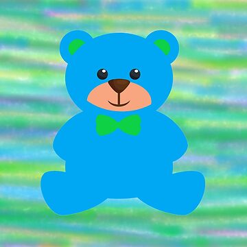 Colorful Teddy Bear Sticker
