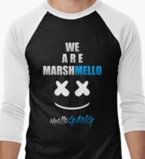 Camiseta ¾ bicolor para hombre MARSHMELLO (MELLO GANG)