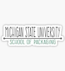 MSU School of Packaging Sticker