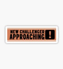 New Challenger Approaching Sticker