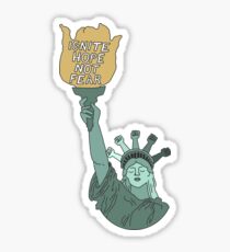 Entzünde die Hoffnung, nicht die Angst Sticker