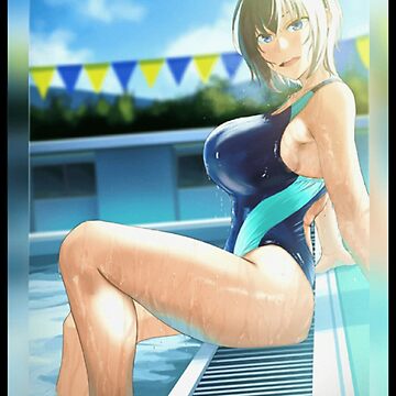 Ecchi Swimsuit Girl Classic . Greeting Card for Sale by