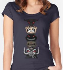 Totem of the Metal Mascots Women's Fitted Scoop T-Shirt