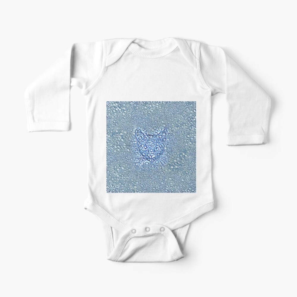 Maritime droplets cat Baby One-Piece