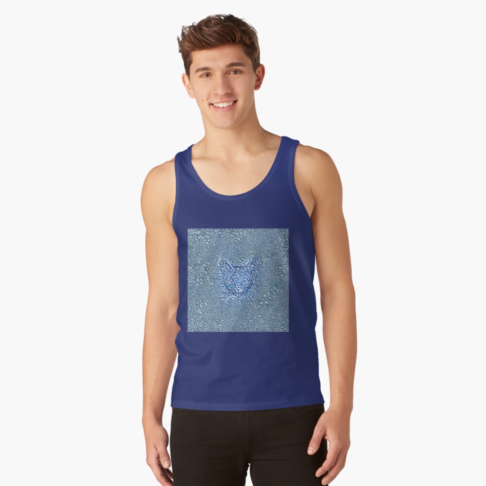 Maritime droplets cat Tank Top