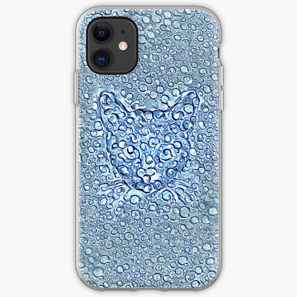 Maritime droplets cat iPhone Case & Cover