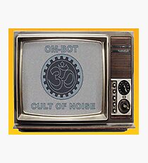 OM-BOT Noise Cult TV Photographic Print
