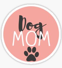 Dog Mom - Peach Sticker