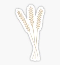 retro cartoon wheat Sticker