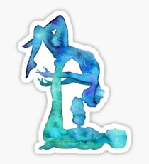 Acro-Yoga-Paar Sticker