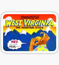 Beautiful West Virginia United States of Alf Travel Decal Sticker