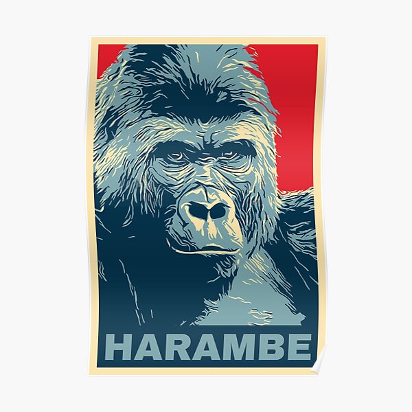 harambe reds jersey