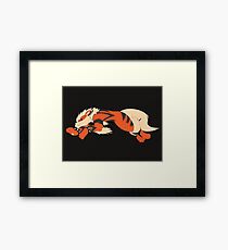 Cool Running Arcanine Framed Print