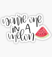 You're One In A Melon Sticker