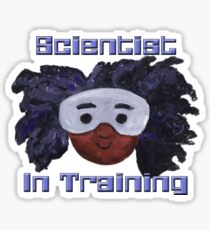 Pegatina Scientist In Training - Versión 1 - Celebrando a las chicas en STEAM