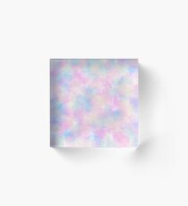 Plur Pastel Two Acrylic Block