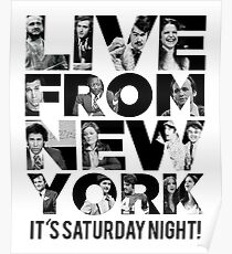 'Live From New York' - Saturday Night Live Early Cast Poster