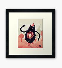 King eats King Framed Print