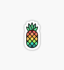 Tiny Rainbow Pineapples Sticker