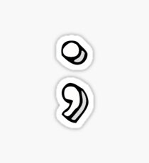 Semicolon 3 Sticker
