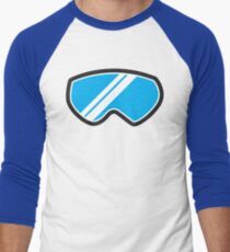 Snow goggles winter Men's Baseball ¾ T-Shirt