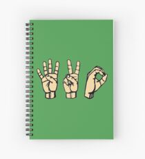 420 Hands Spiral Notebook