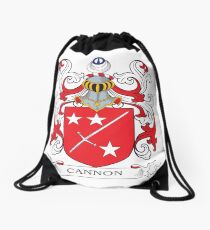 Cannon Coat of Arms Drawstring Bag