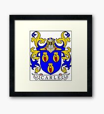 Carle Coat of Arms Framed Print