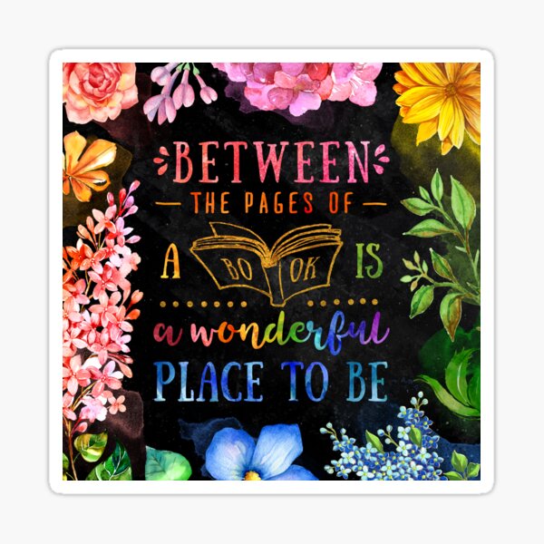 Between the pages Sticker