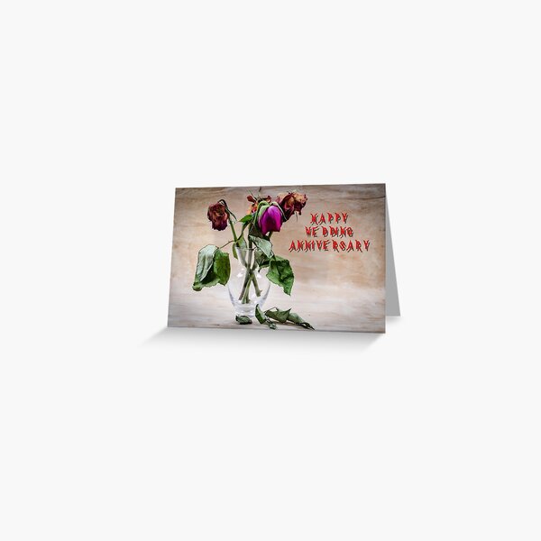 Happy Wedding Anniversary Greeting Card