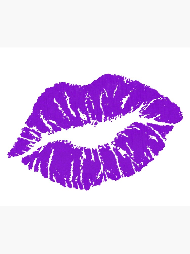 "Purple lips" Canvas Print by Raychillz Redbubble