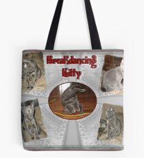 Breakdancing Kitty Tote Bag
