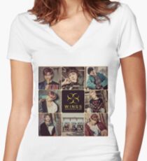 BTS You Never Walk Alone Women's Fitted V-Neck T-Shirt