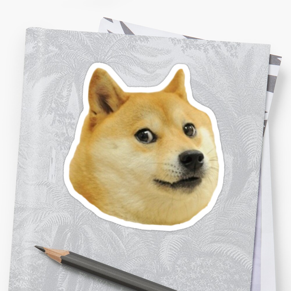 Doge Meme Stickers By HayleyMcConaghy Redbubble