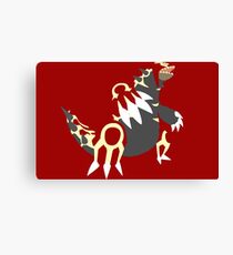 Groudon Pokemon Omega Ruby Canvas Print