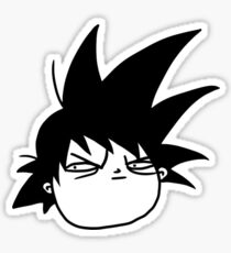 goku face Sticker