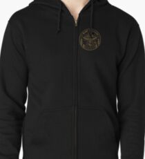 Sudadera con capucha y cremallera Quiero irme - Bolsillo