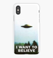 I WANT TO BELIEVE iPhone Case