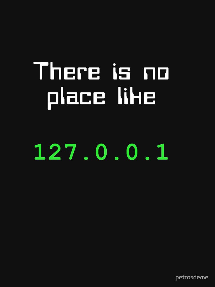 There Is No Place For Fakes Spoiler "There is no place like 127.0.0.1" Long Sleeve T-Shirt by petrosdeme