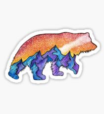 Montana Mountain Bear Sticker