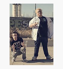 Pouya and Fat Nick Photographic Print