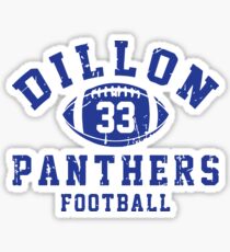 Dillon 33 Panthers Football Sticker