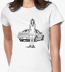 Initial D Sileighty Nissan 180sx/240sx Women's Fitted T-Shirt