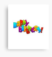 Happy Birthday Canvas Print