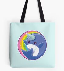 Kawaii Narwhal Tote Bag