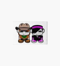 Jill & Emme Bass O'BABYBOT Toy Robot 1.0 Art Board Print
